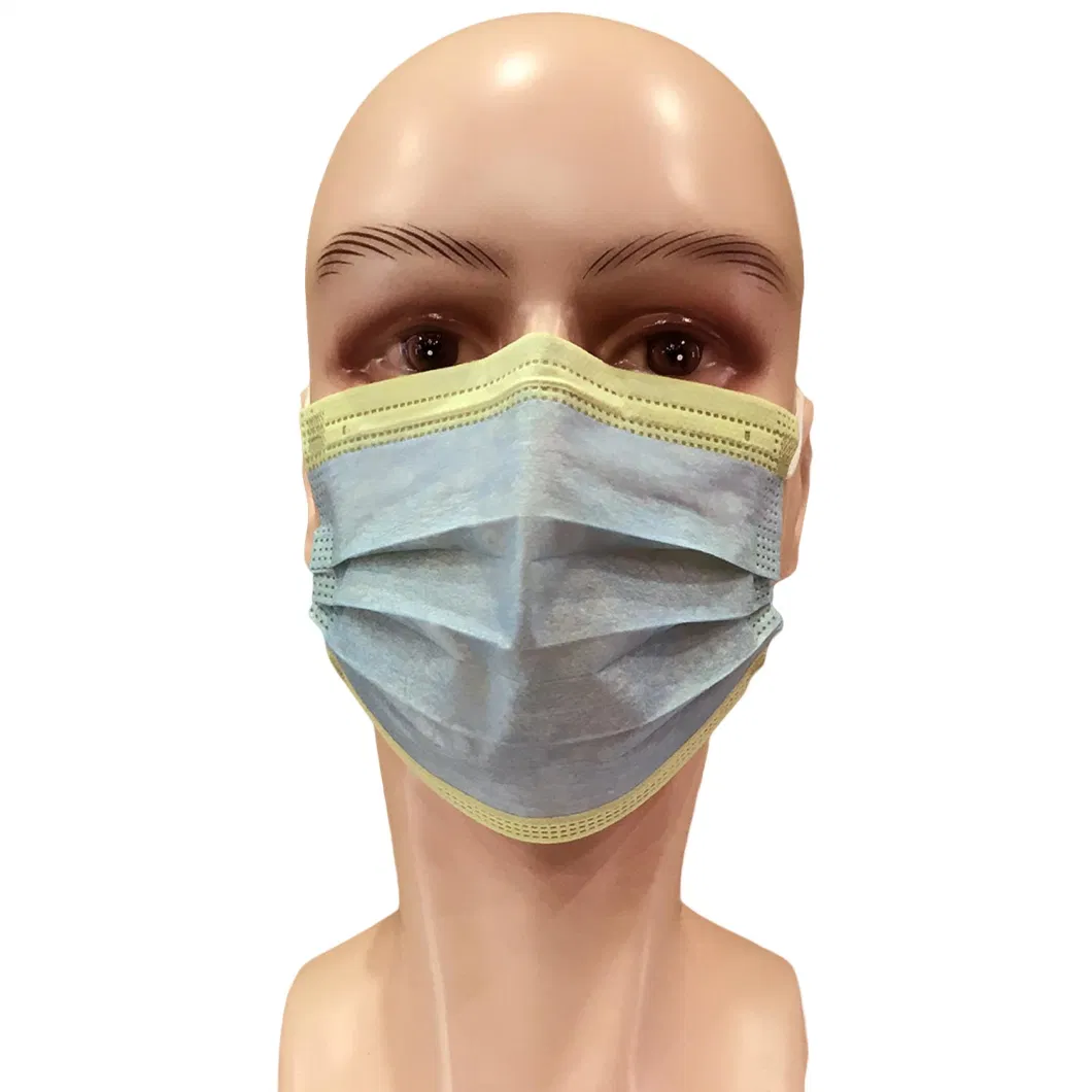 Medical Doctor Surgeon Surgical Hospital Protective Safety Exam Mouth Dental Nonwoven 3ply En14683 Paper Kids Disposable Face Mask with Earloop Earloop