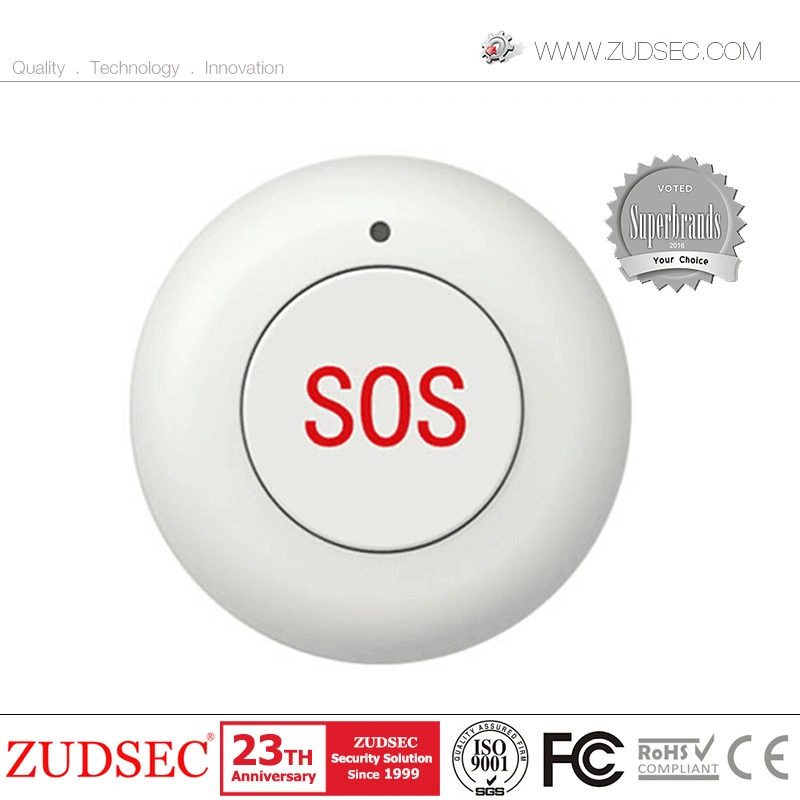 Elderly Care Center & Hospitals Waterproof Sos Wireless Panic Emergency Button for Emergency Assistance System