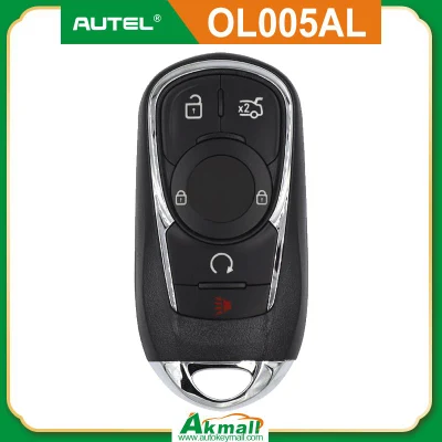 Autel Maxilm Premium Style Ikeyol005al Llave de coche remota inteligente universal 4+1 botones para Maxiim Km100